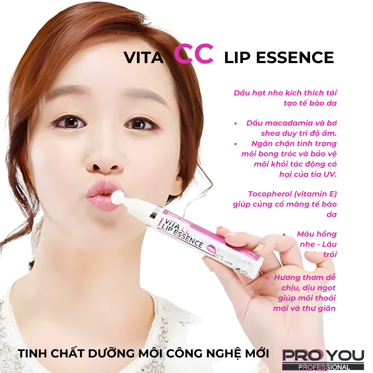 Tinh chất dưỡng môi cô đặc PRO YOU Professional Vita CC Lip Essence 15gr